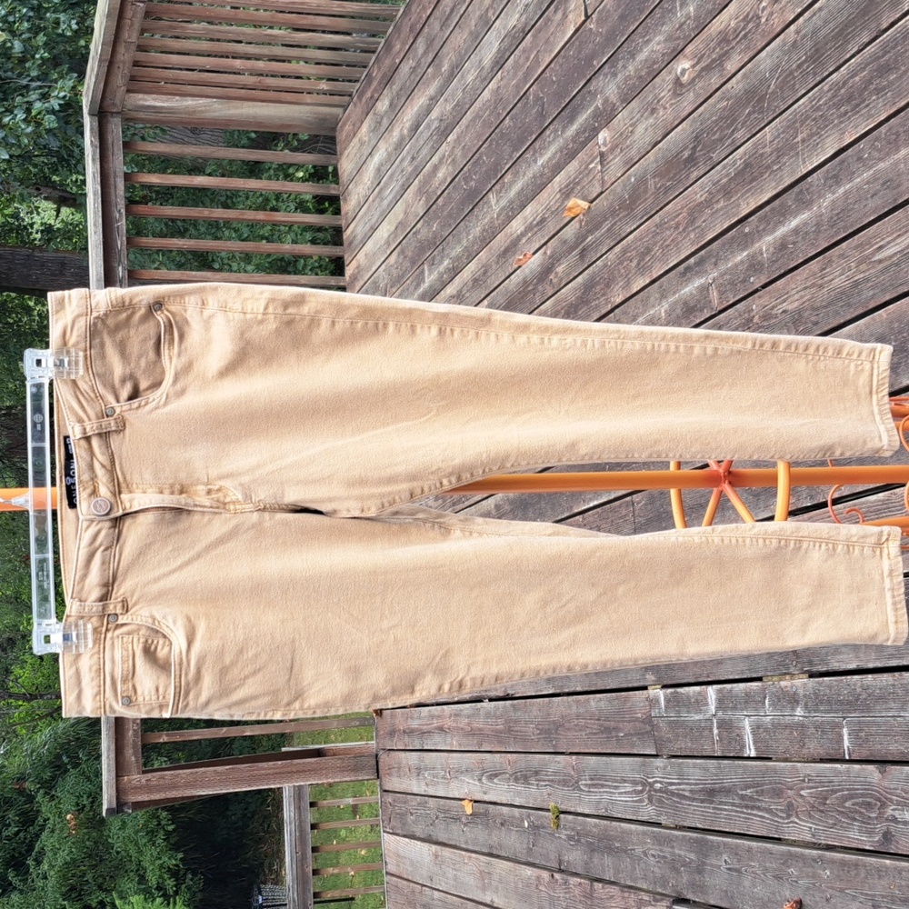 One 5 One, tan denim jeans. Size 12.